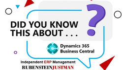 Did You Know This About . . . Microsoft Dynamics 365 Business Central?