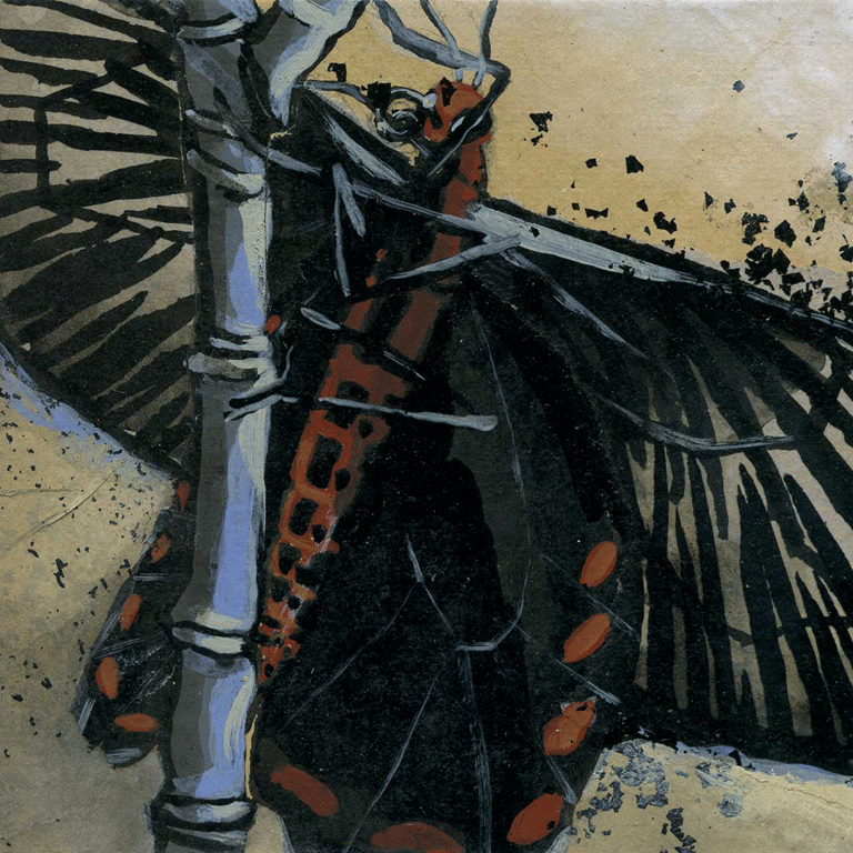Papillon sur tige