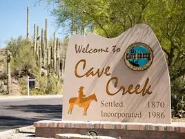 Welcome to Cave Creek, AZ