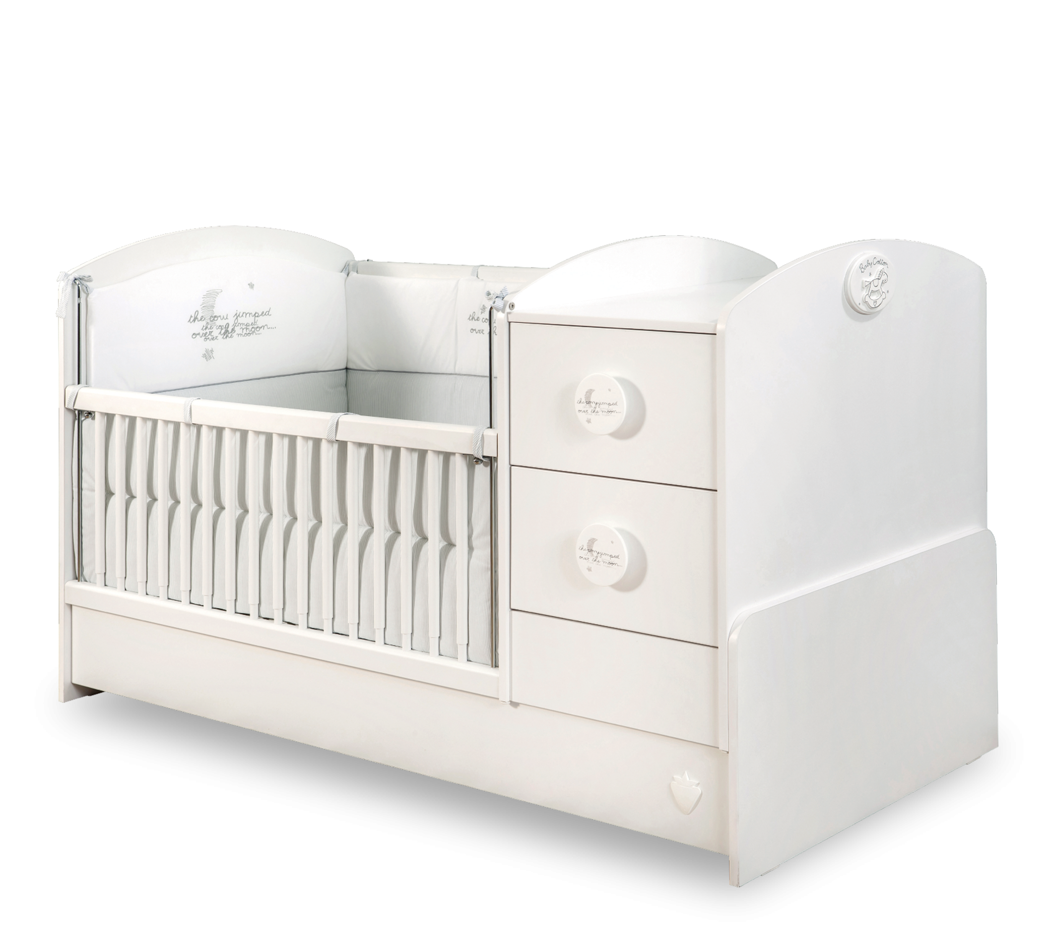 Baby Cotton St Büyüyen Karyolası (75x160 Cm)