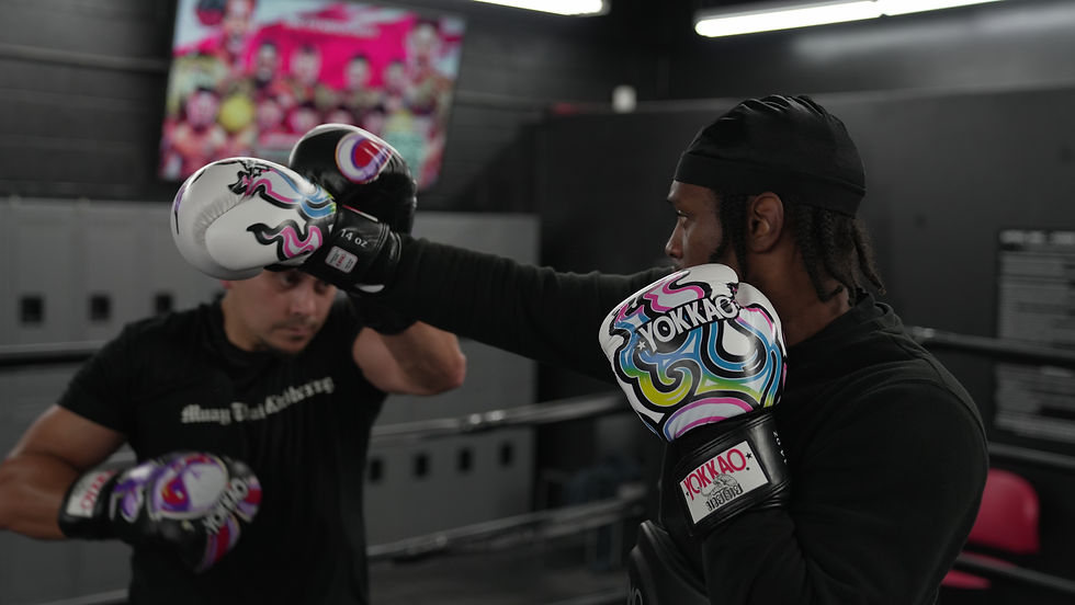 Ariel teaching his student to parry