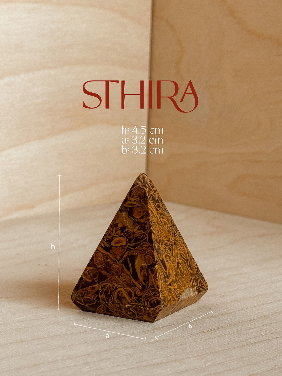 Miniatura: Piramidi del VIAGGIO - Piccole in Pietra Lucida