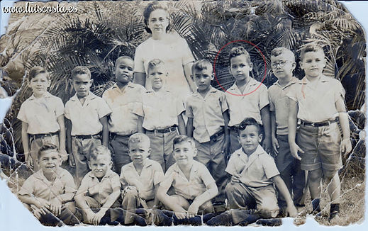 Luis Costa en la escuela primaria