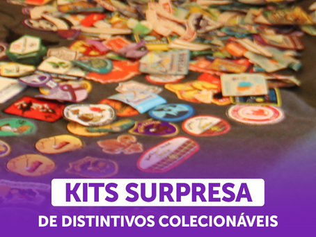 Kits Surpresa de Distintivos Colecionáveis