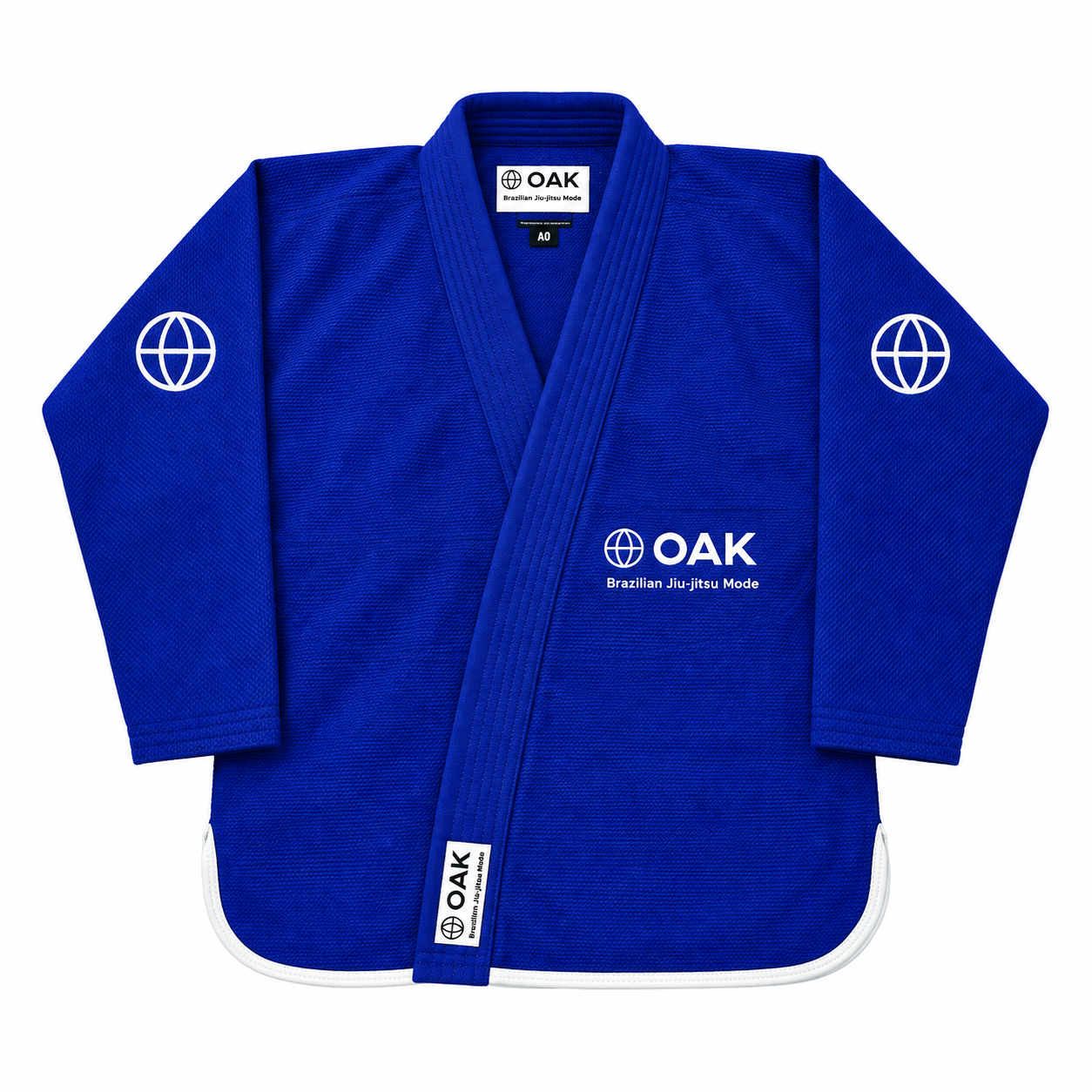 GI - OAK AZUL ROYAL — casaco sobre fundo branco, sem modelo