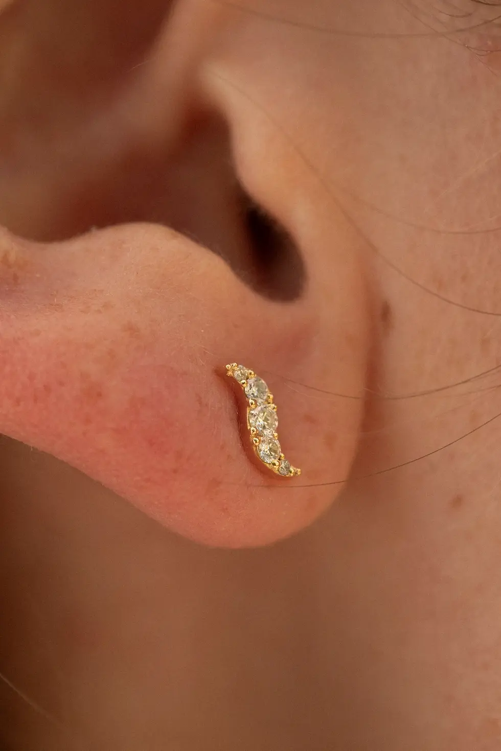 Miniature : Piercing Vague, or jaune 18k