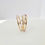 Miniature : Bague solo, or rose 18k