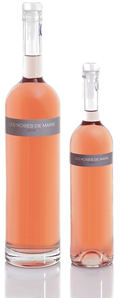 magnum et bouteille Les Roses de Marie