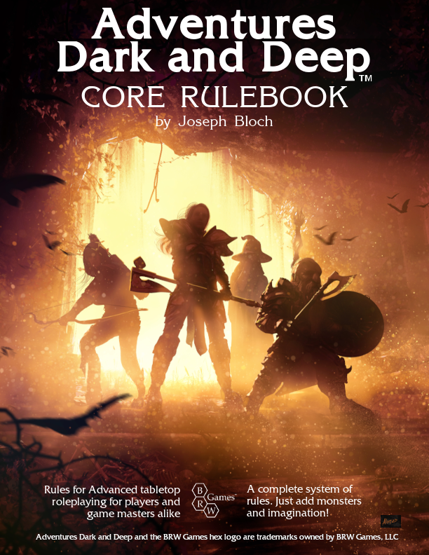 Adventures Dark and Deep RPG - Core Rulebook
