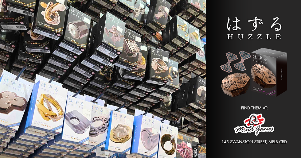 Check out the huge range of Hanayama Metal Logic Puzzles