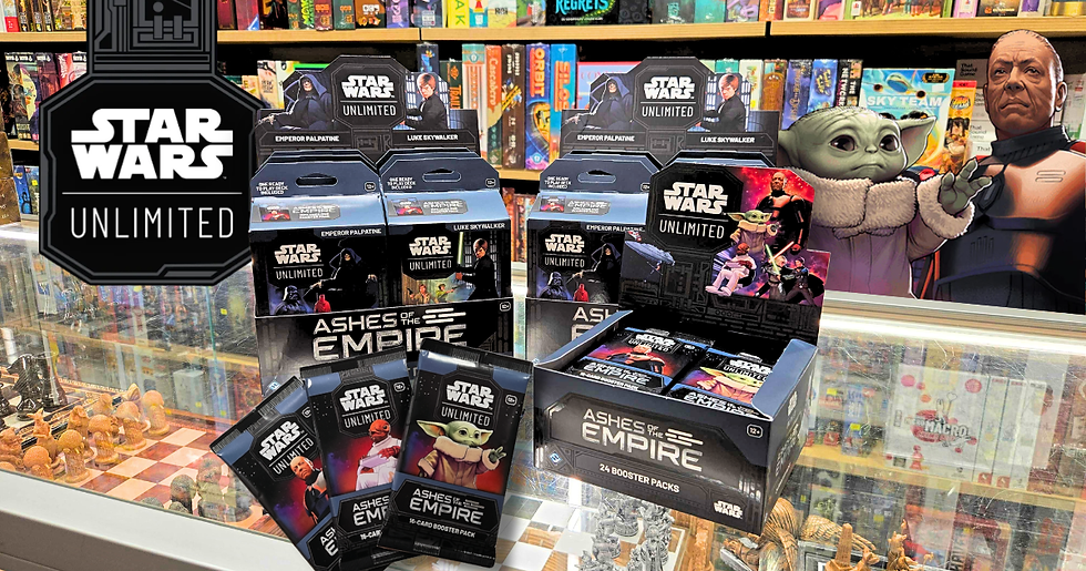 Star Wars Unlimited: Ashes of the Empire - available at Mind Games Melbourne from 17/07/26 *while stocks last