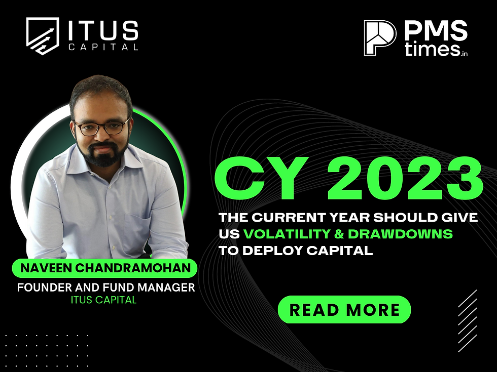 CY 2023: The Current Year Should Give Us Volatility & Drawdowns  To Deploy Capital