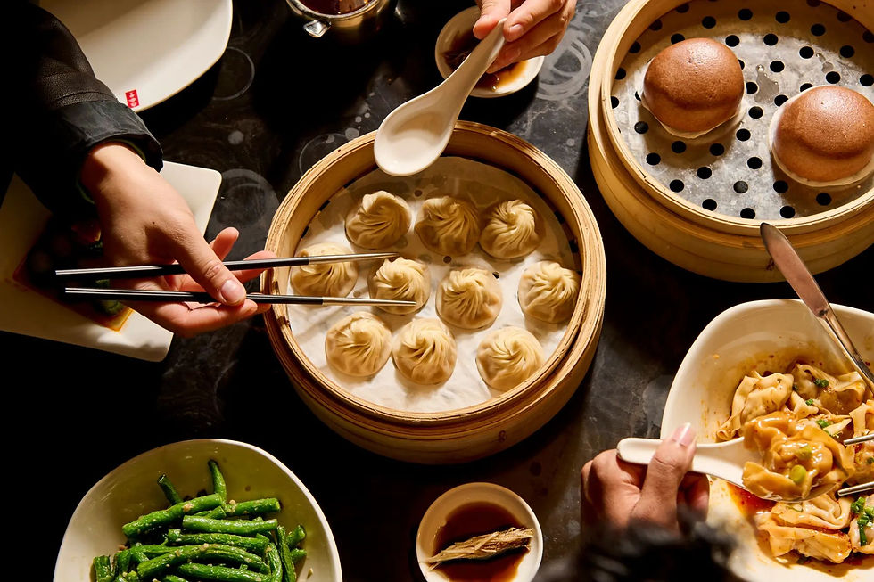 Silent Dinner with Dumplings