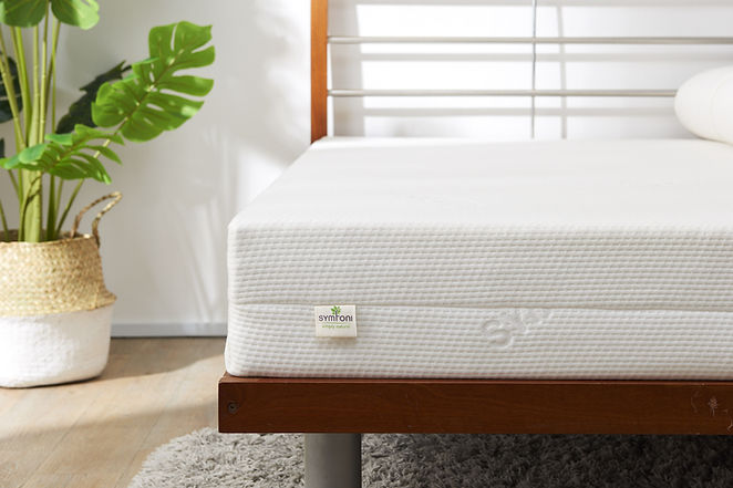 symfoni 8-inch organic latex mattress corner