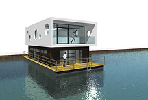 Houseboat design.