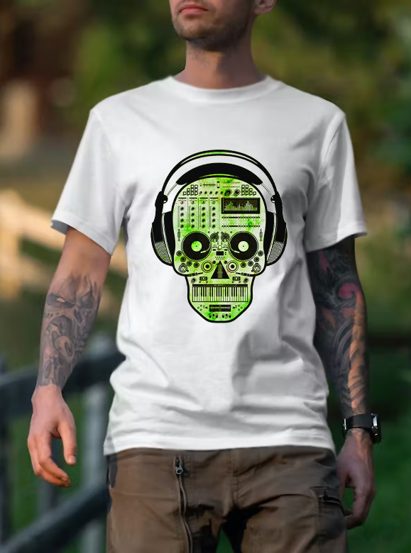 Miniatura: Camiseta línea psicodélica