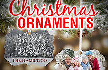 Custom Metal Christmas Ornaments