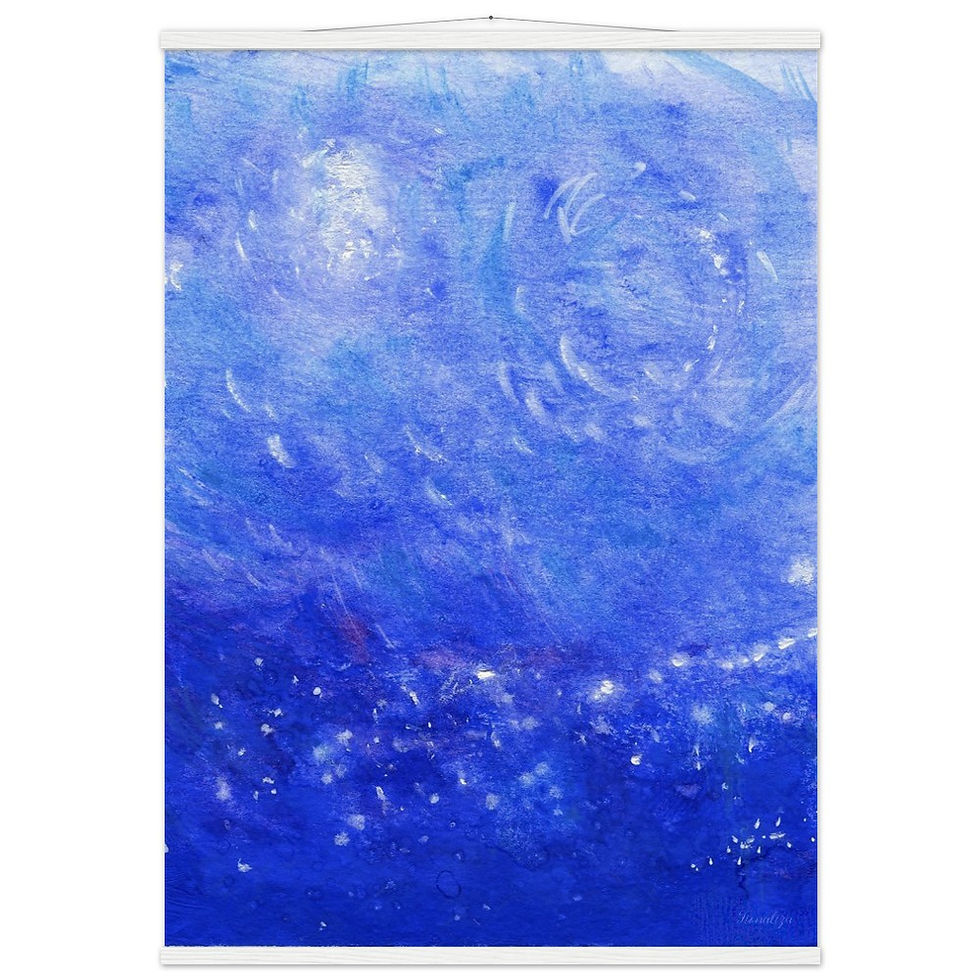 Thumbnail: Ocean Lights Museum-Quality Matte Paper Poster with Hanger
