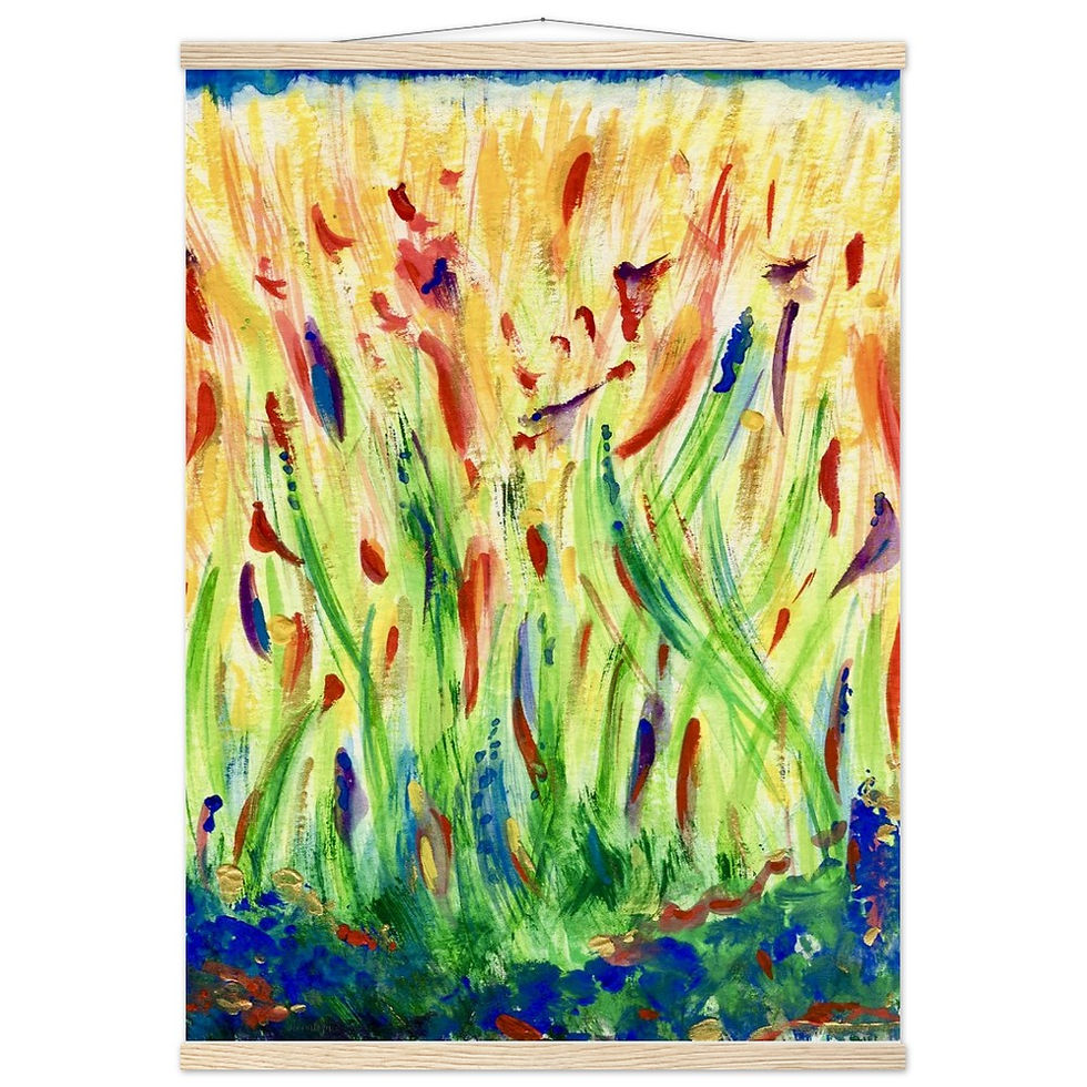 Thumbnail: Verdancy Transformed Museum-Quality Matte Paper Poster with Magnetic Hanger