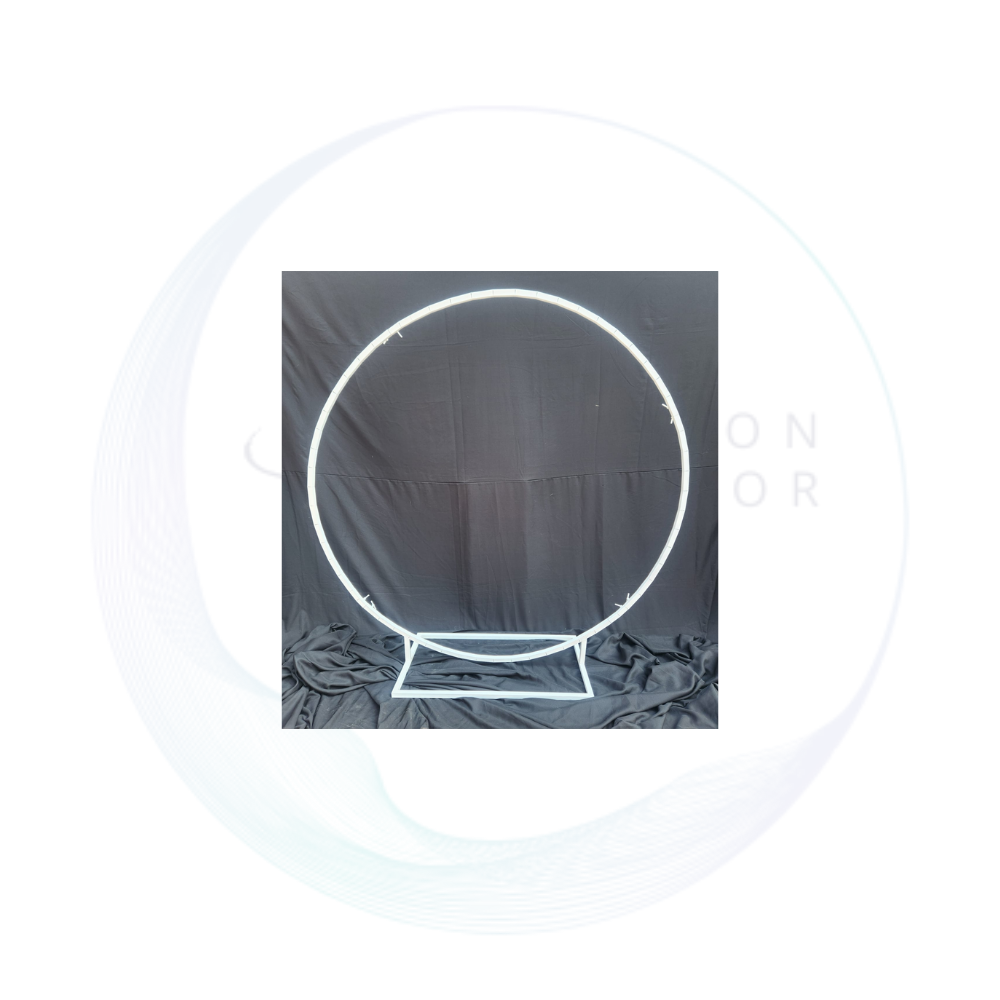 Hoop – Round – White – 190cm