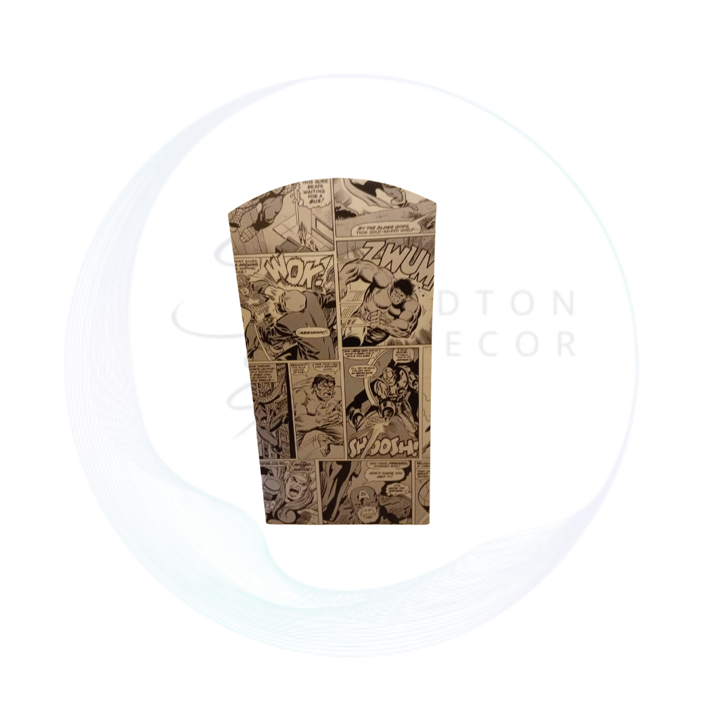 Backdrop – Comic Marvel Inspired – Black and White – 169.5cm