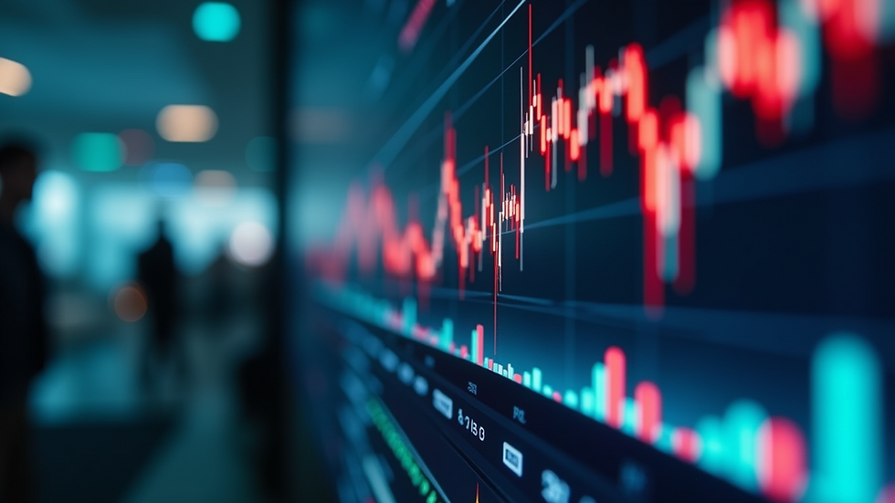 Close-up view of a stock trading platform