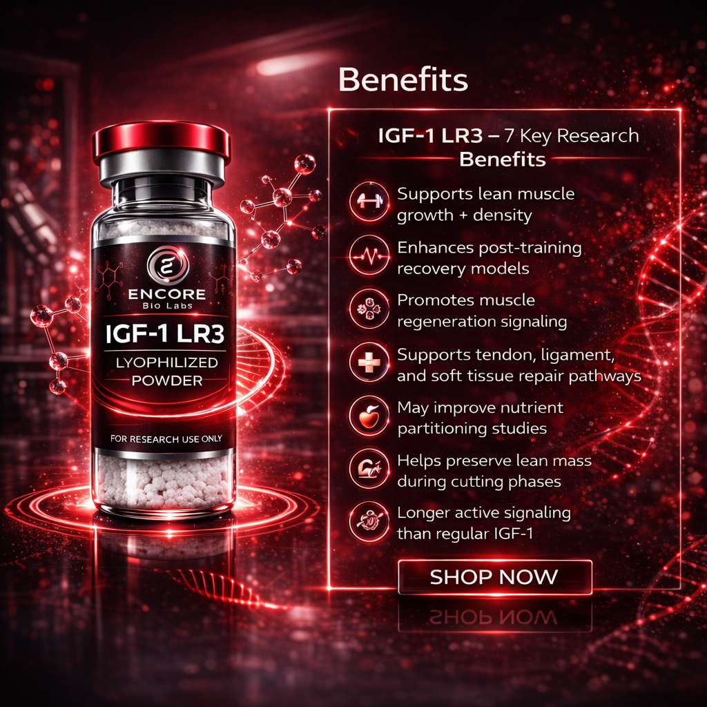 IGF-1 LR3 1 mg | Factor de crecimiento Long R3 (el kit incluye agua BAC)