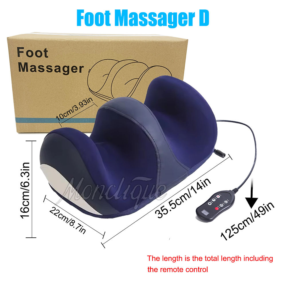 Thumbnail: Super Big Eletric Foot Calf Massager Leg Massage Heated Roller Pressure Compress