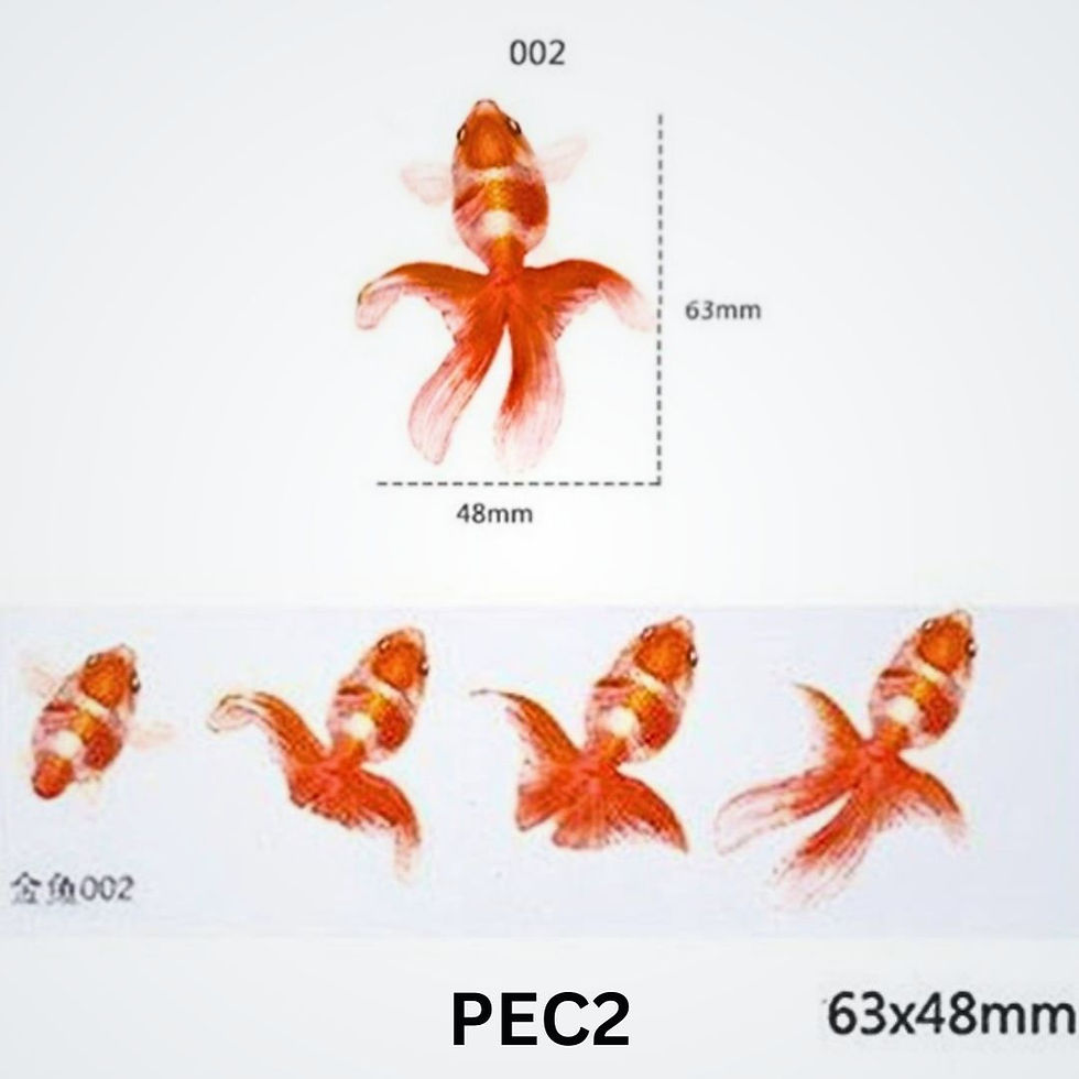 Miniatura: Stickers Peces 3D