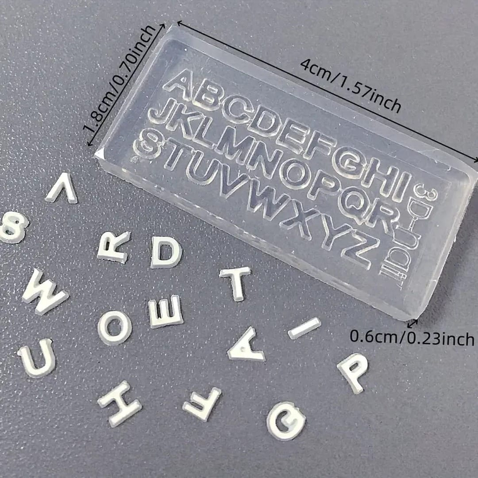 Miniatura: Moldes pequeños (letras/números)