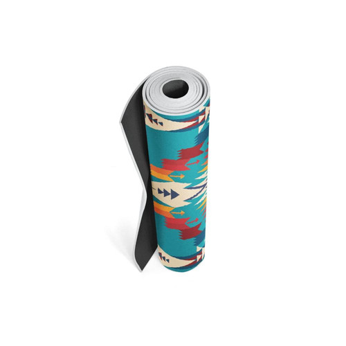 Tappetino Yoga Pendleton X Yune Yoga Tucson 5 Mm - Colore Turchese