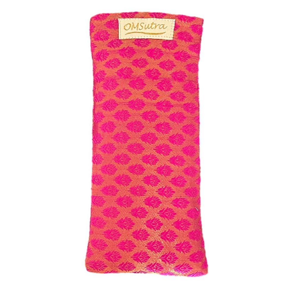 Thumbnail: OMSutra Floral Silk Eye Pillow