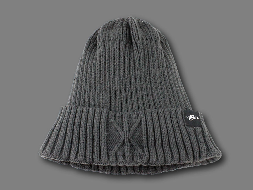Thumbnail: Extreme Black Cuff Winter Beanie