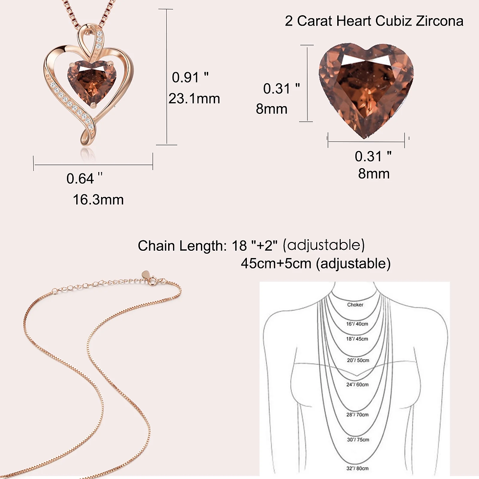 Thumbnail: Heart Necklace for Women Sterling Silver 925 Jewelry Gift for Her