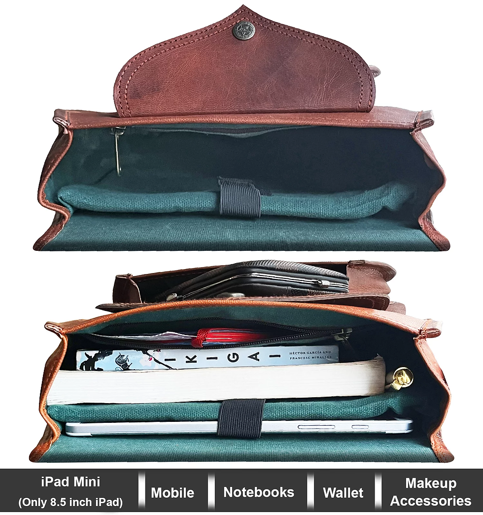 Thumbnail: Women Leather Handbag 11" Fashion Crossbody Sling Bag Ladies Purse Travel Tote S