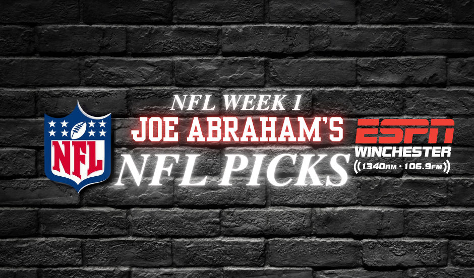 Joe Abraham's Week 1 NFL Picks
