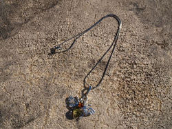 Honey Amber Bee Necklace 02