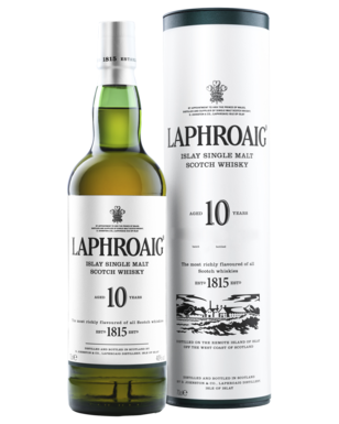 LAPHROAIG 10 YEAR OLD SCOTCH WHISKY 700ML