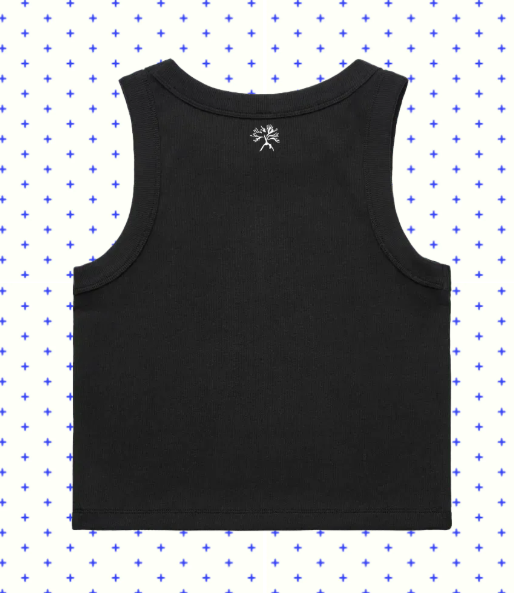 Women's Organic Rib Crop Tank