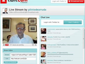 Debate na TV e Twitcam