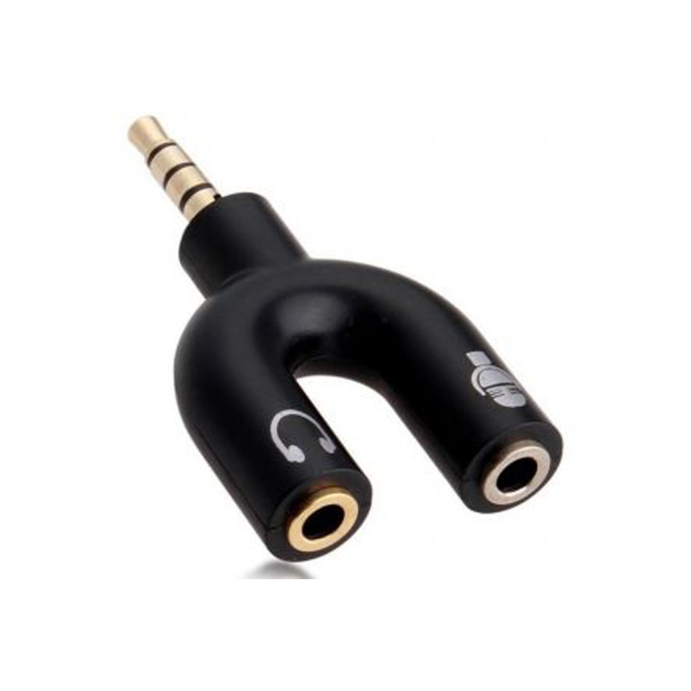 Adaptador E-Touch Micrófono y Audio 2 en 1