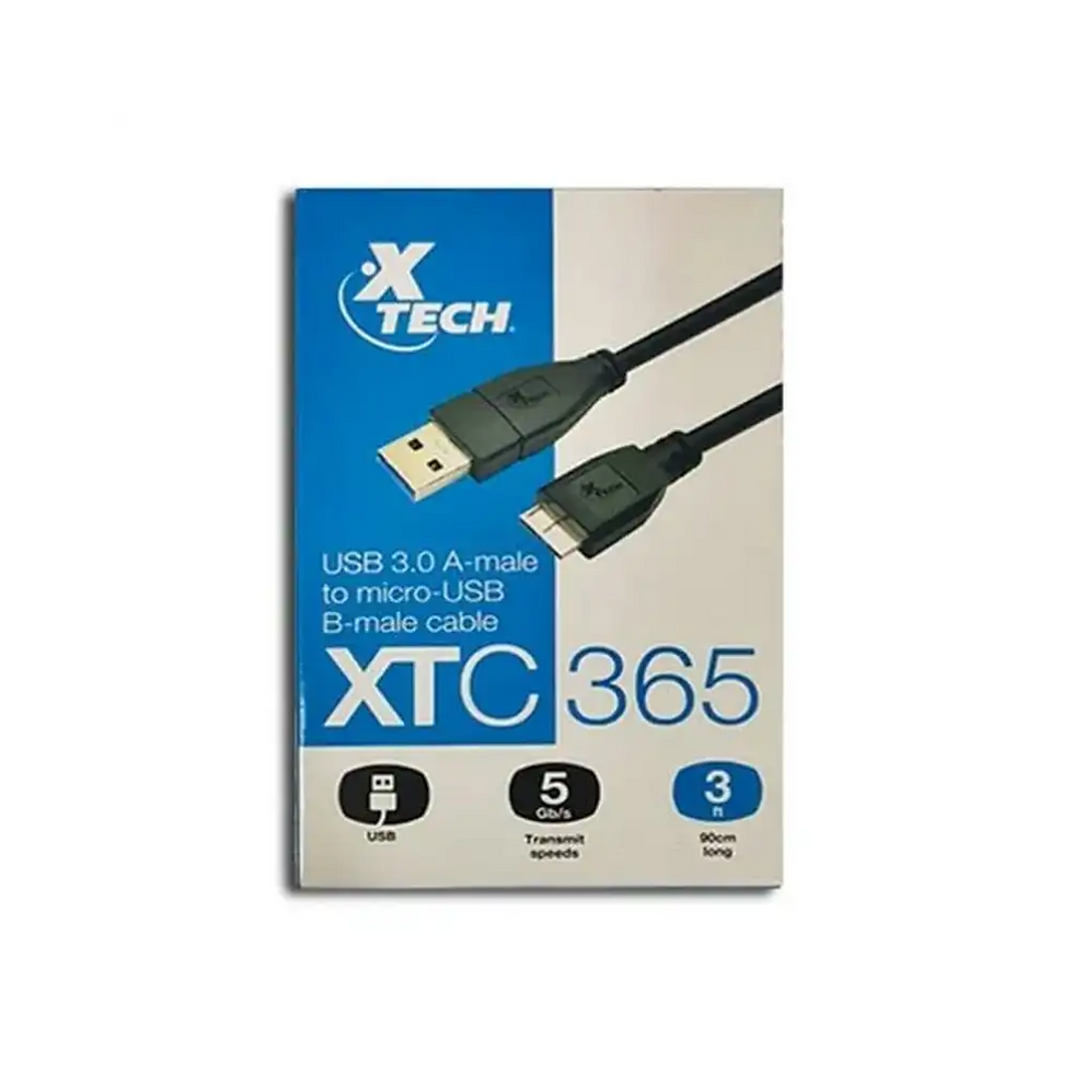 Cable XTech para Disco Duro Externo XTC365 | Conexión Estable Transferencia de Datos