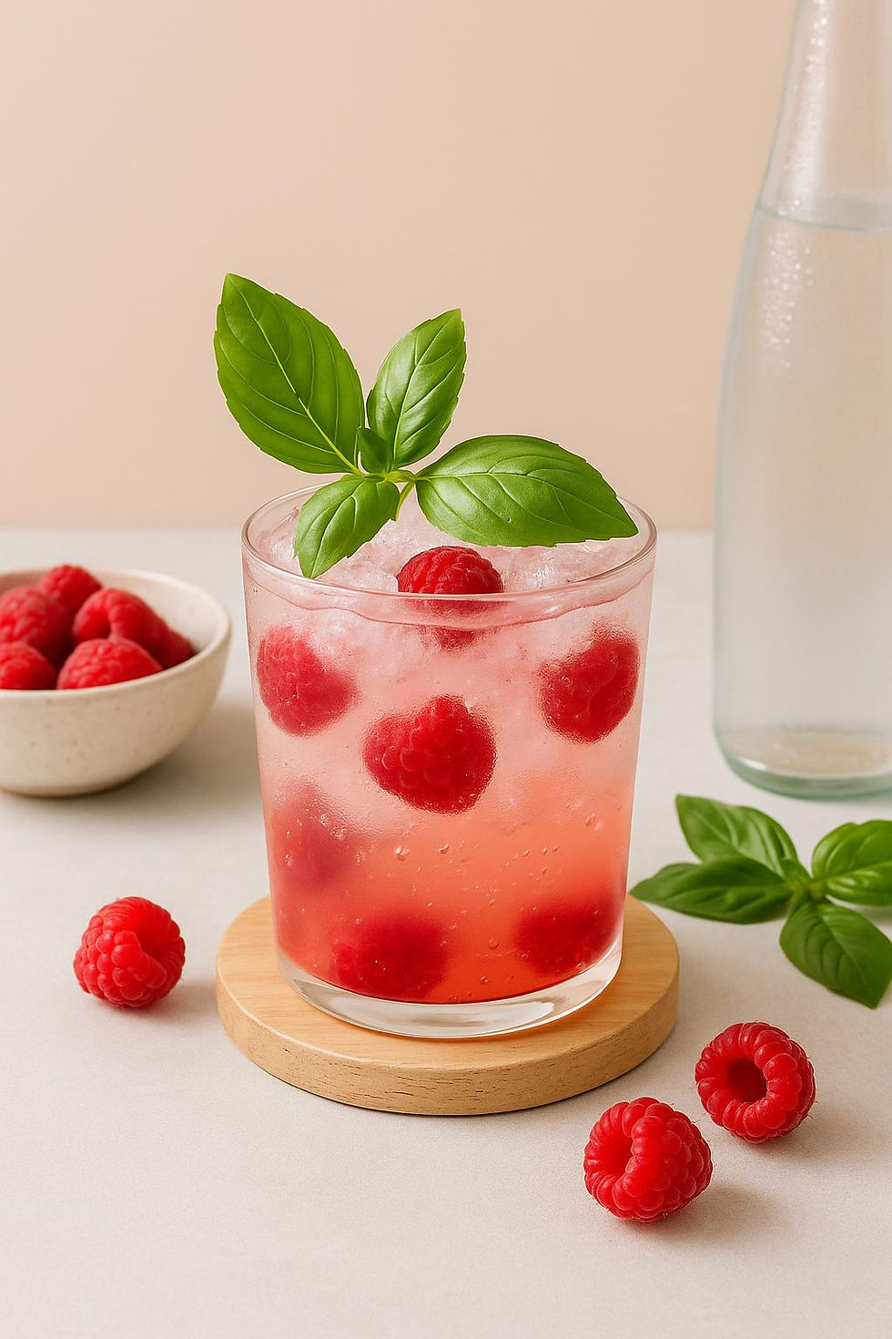 Fesleğenli Ahududu Tonik