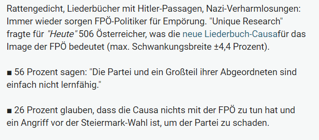 Unique research Umfrage HEUTE Frage der Woche josef kalina peter hajek schafft die spoe mit rendi-wagner die trendwende