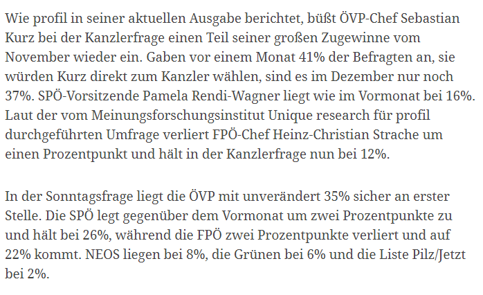 unique research josef kalina peter hajek umfragen politik wahlverhalten sonntagsfrage hochschaetzung bundeskanzlerdirektwahl