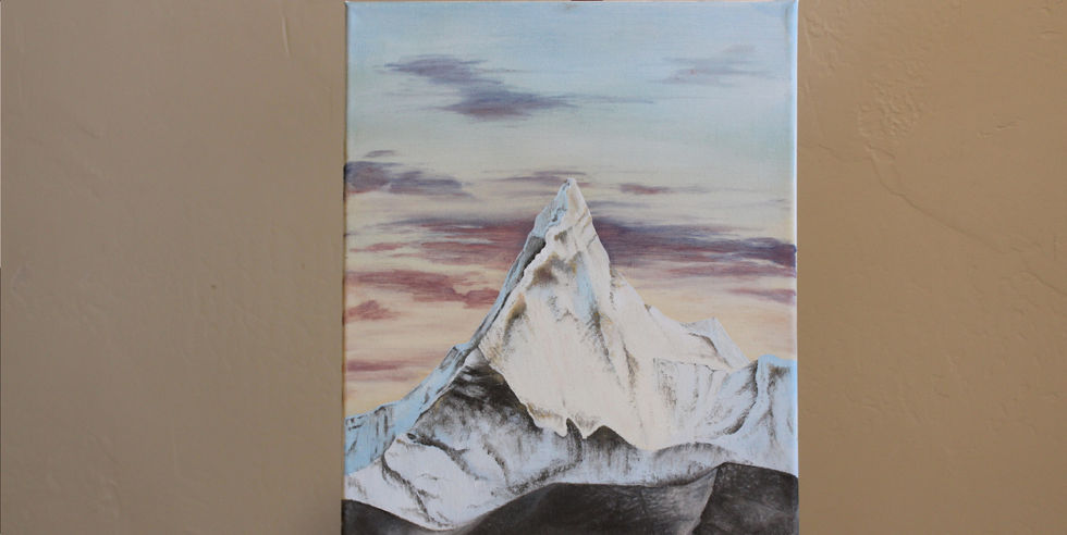 Mountain Oil Painting