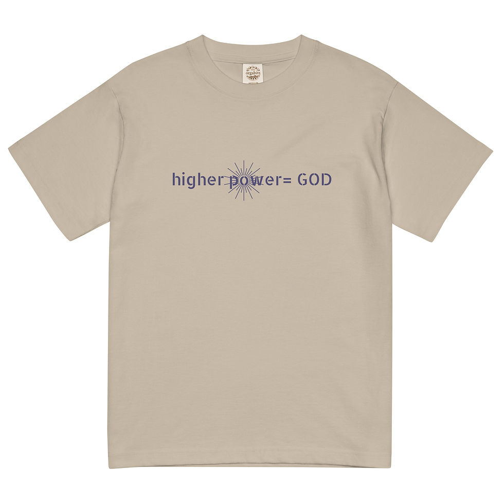 Thumbnail: HIGHER POWER=GOD cotton t-shirt