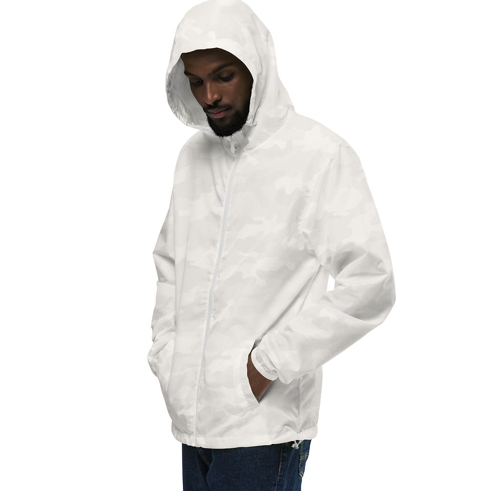 Thumbnail: choose peace- praise god- keep faith: light weight zip up windbreaker jacket 