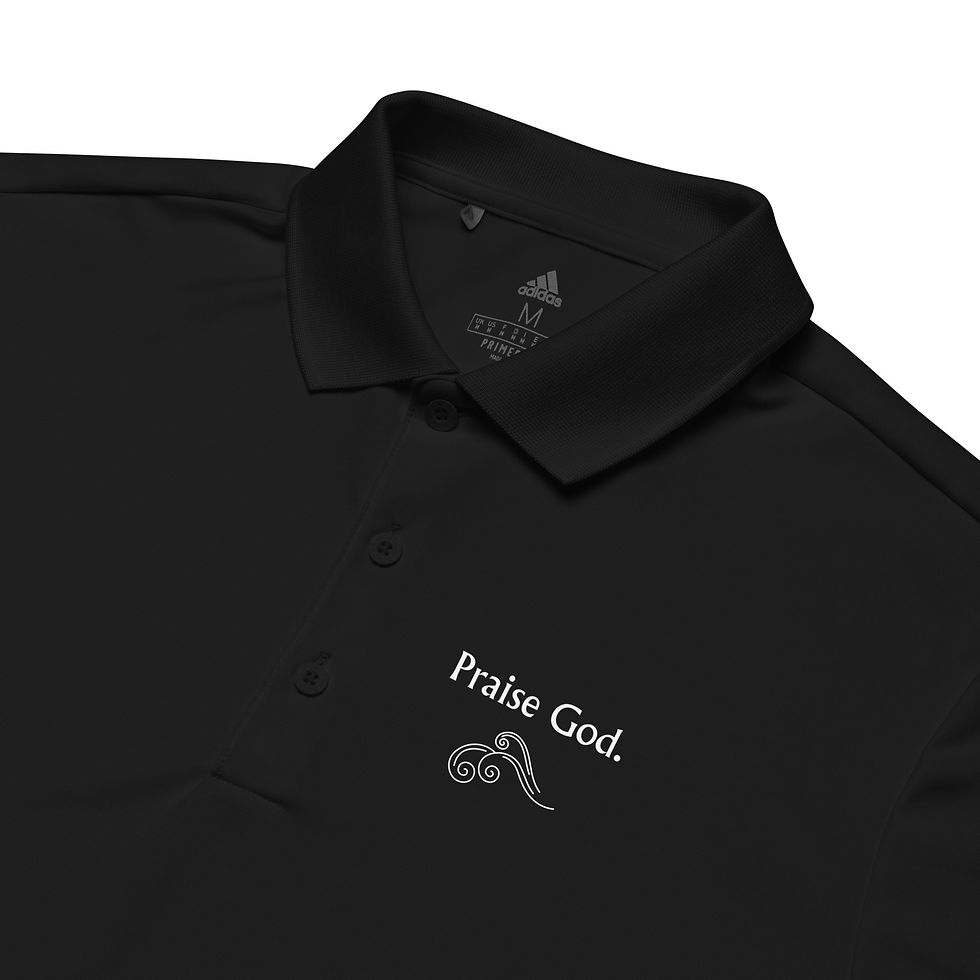 Thumbnail: Praise God- Adidas Premium Polo Shirt