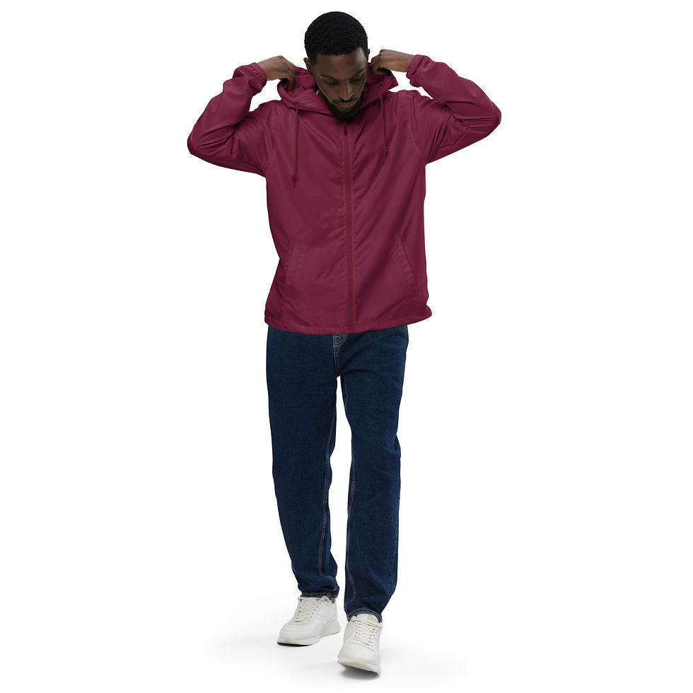 Thumbnail: choose peace- praise god- keep faith: light weight zip up windbreaker jacket 